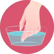 How to remove press on nails, soak nails in warm soapy water for a few minutes until it starts lifting