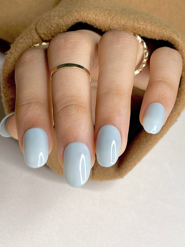 Buy Light green fake press on nails online in India at best prices