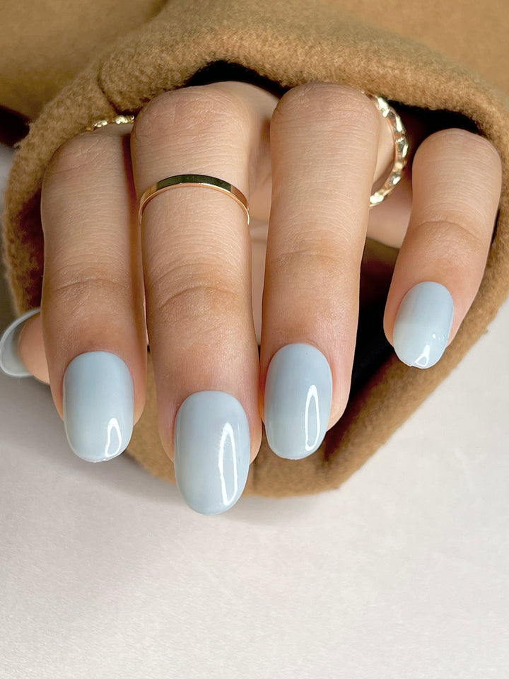 Buy Light green fake press on nails online in India at best prices
