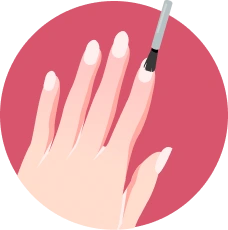 Lastly, buff for any excess nail glue and apply Cuticle Oil/ Nourish Oil for a healthy nail bed!