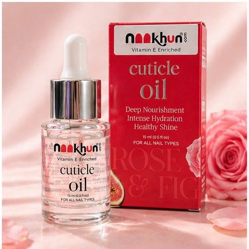 Naakhun.com's cuticle oil bottle designed for nail and cuticle care