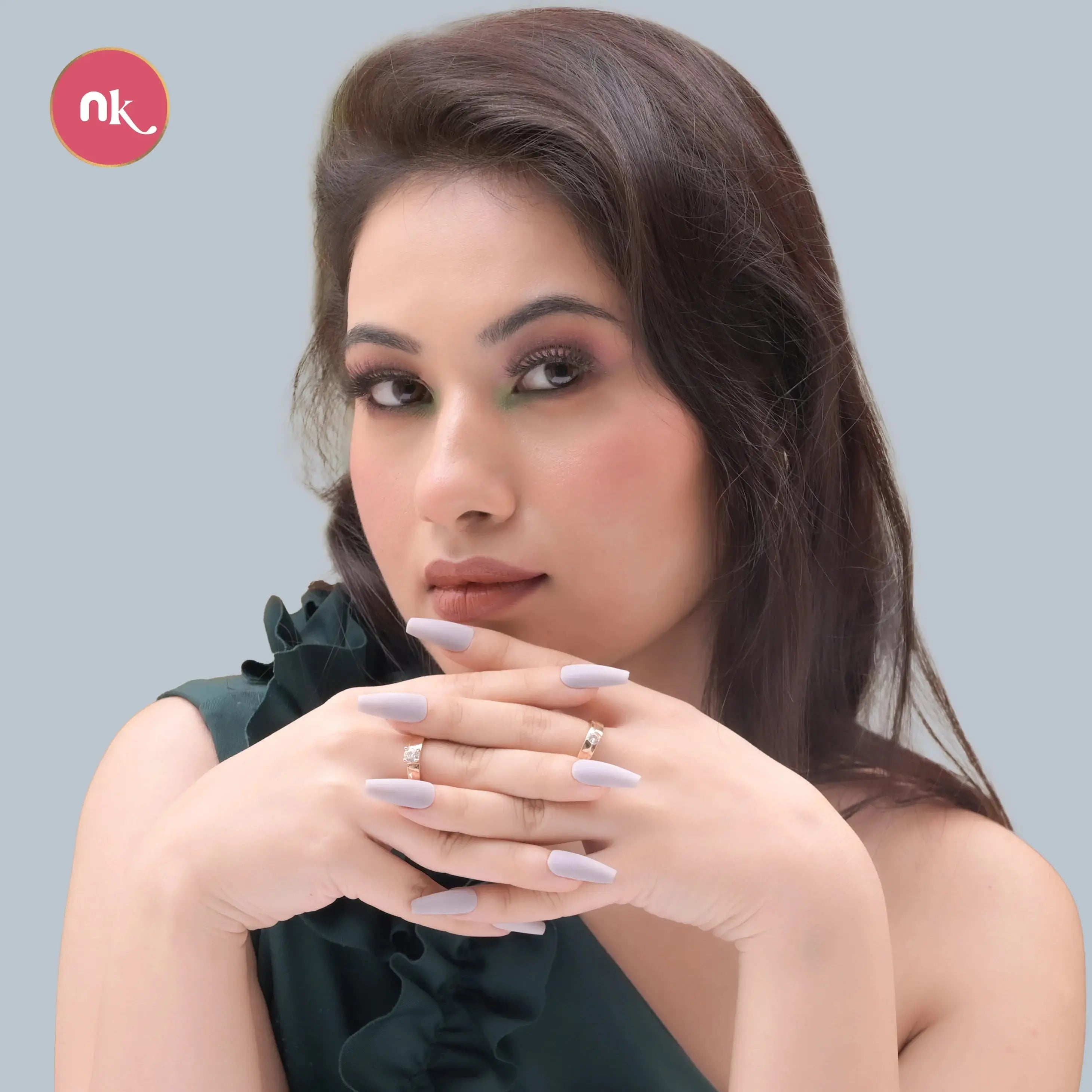 These false nails can perfectly fit on anyone nails because Naakhun.com provides you soft gel press on nails in universal size so that you can easily get your perfect fake nails size.