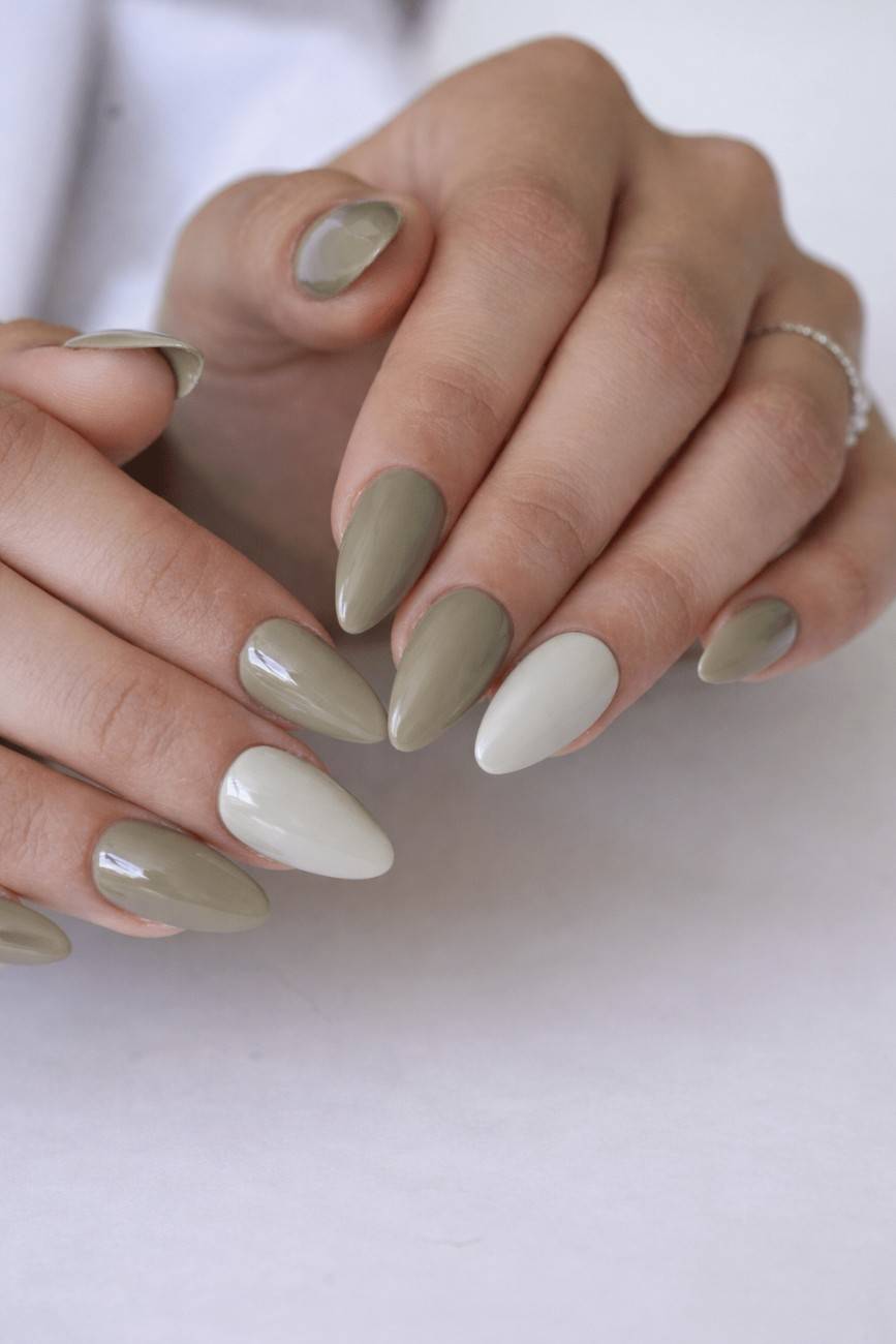 Tropical Mint handmade reusable soft gel press-on nails with fresh mint green finish by Naakhun