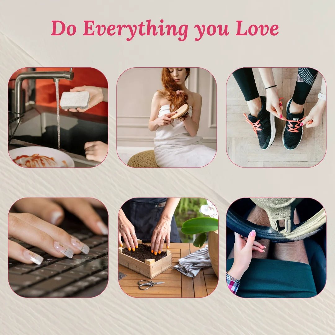 you can do everything using press on nails